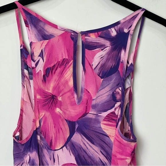 Amanda Uprichard Floral Silk Romper Crossfront Flowy - Picture 4 of 7